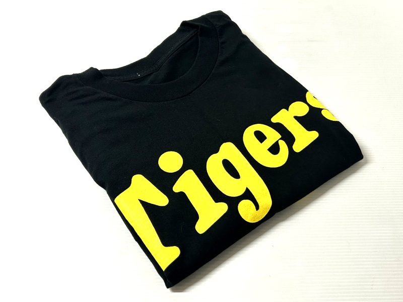 微美品 HANSHIN Tigers 阪神タイガース 桧山進次郎 #24 Tシャツ ブラック/イエローの画像9