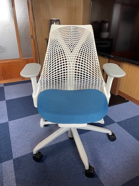 【2022年製 】Herman Miller ハーマンミラー セイルチェア sayl chair アーロン オフィス デスク チェアの画像1