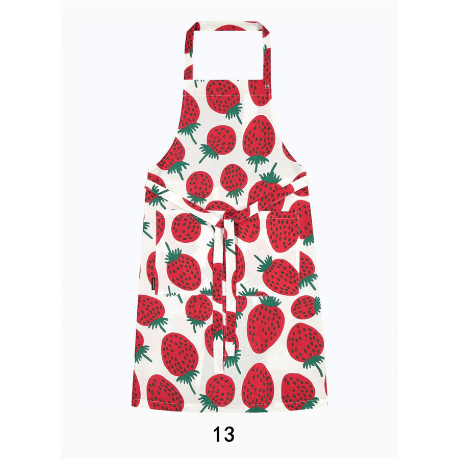 ★Marimekko マリメッコ エプロン ウニッコ ストロベリー_画像1