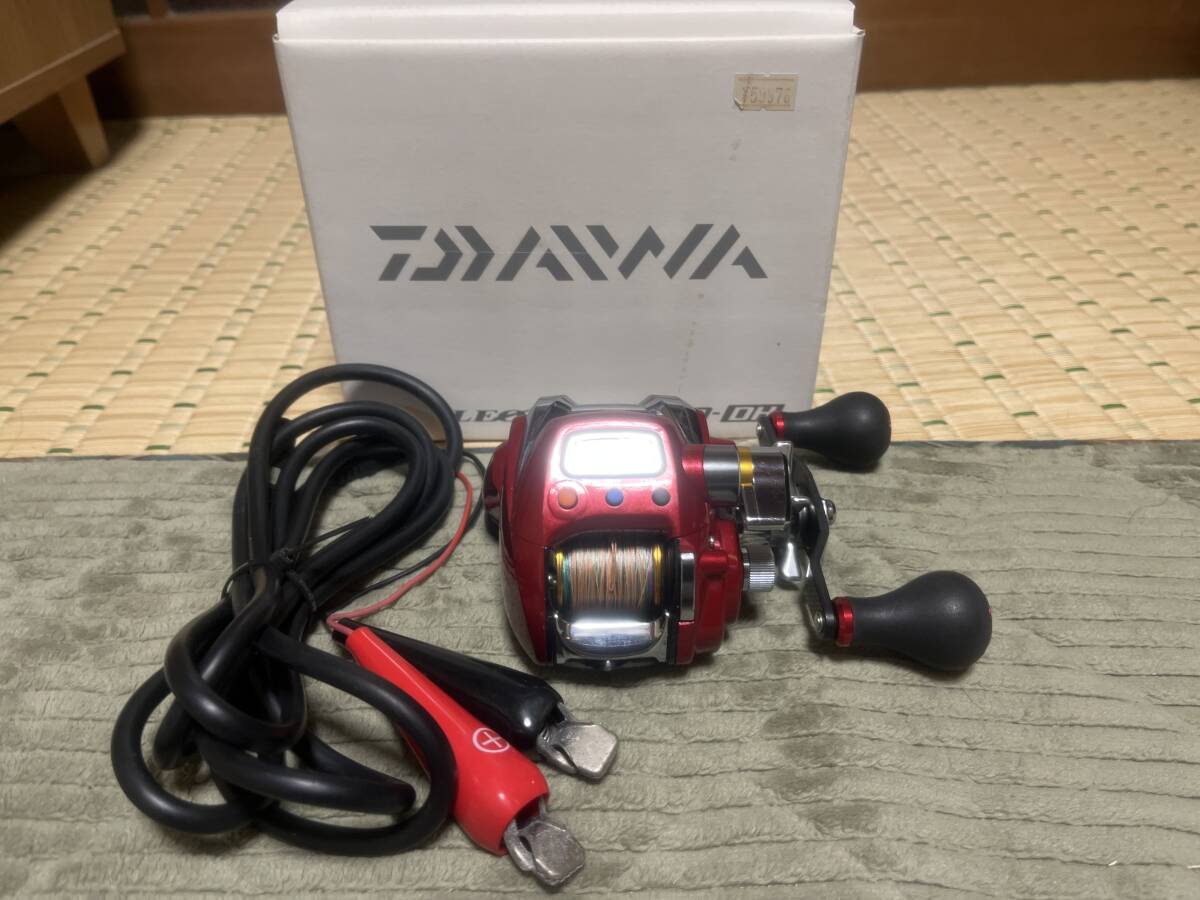 ダイワ レオブリッツ 150DH ダブルハンドル 日本製 電動リール DAIWA LEOBRITZ 150-DH 動作確認済み　中古美品　船釣り_画像1