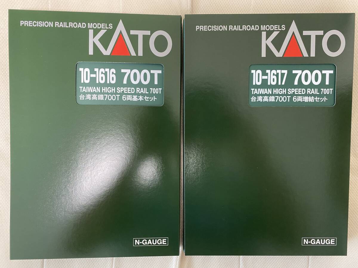 Nゲージ KATO 10-1616/10-1617 台湾高鐵 700T 基本、増結 新品未使用品_画像1