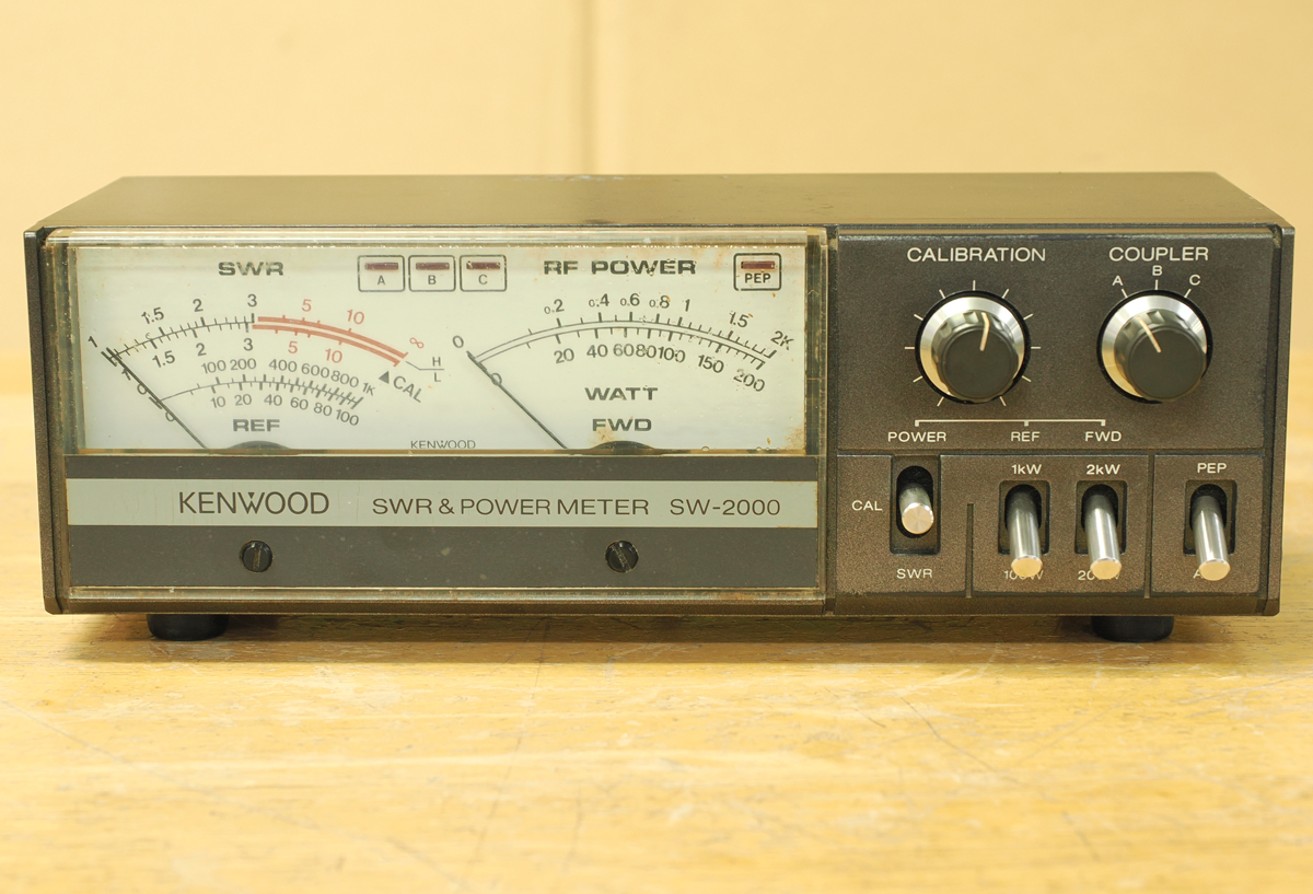 KENWOOD ケンウッド SW-2000 + SWC-3 SWRパワー計 1.8～54MHz 最大2kW_画像2