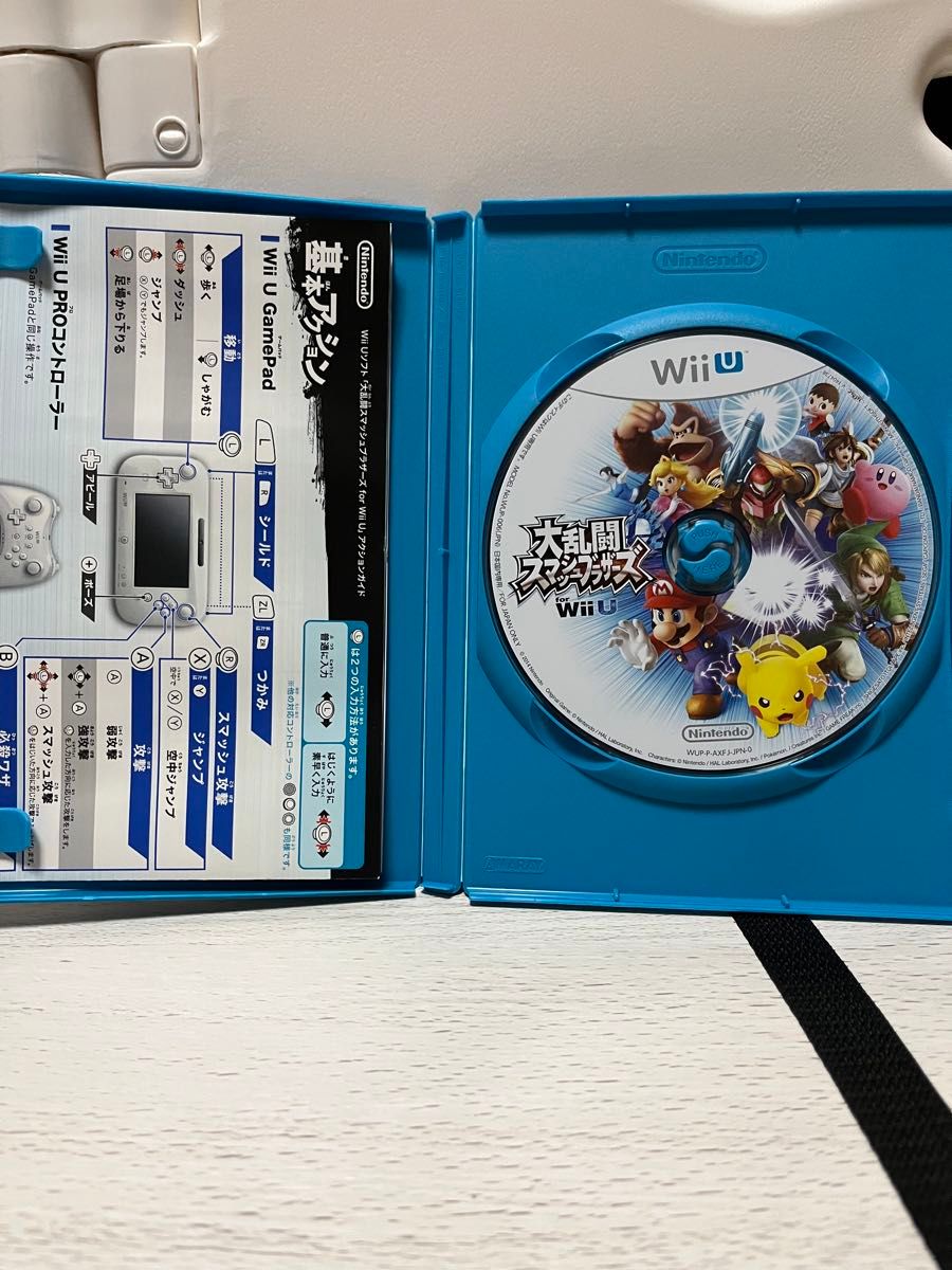 【美品、動作確認済】大乱闘スマッシュブラザーズ WiiU 説明書、箱付き 