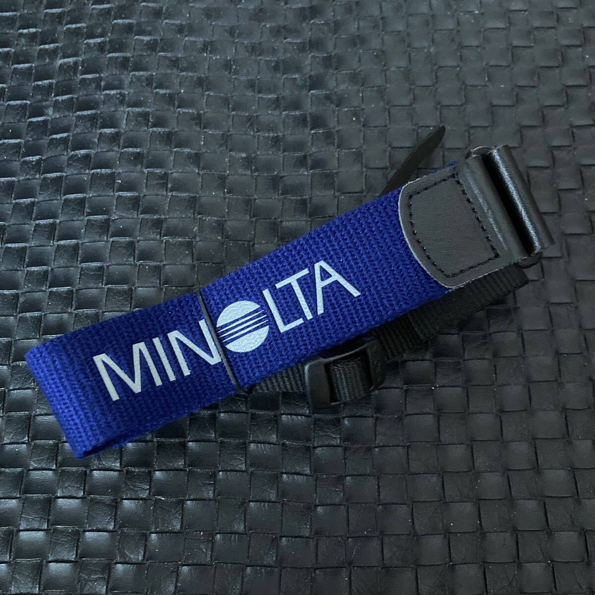 『送料無料』ミノルタ MINOLTA ストラップ 青系 の画像1