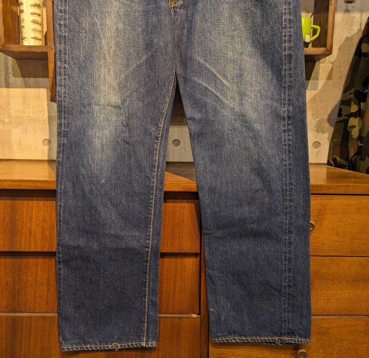 美品! LEVIS 501XX オリジナル！ 紙タグ 実寸 W36/L30 1962〜63頃のモノ オフセットセンターループ ビッグE 最後のダブルXモデル 60s 極品_画像3