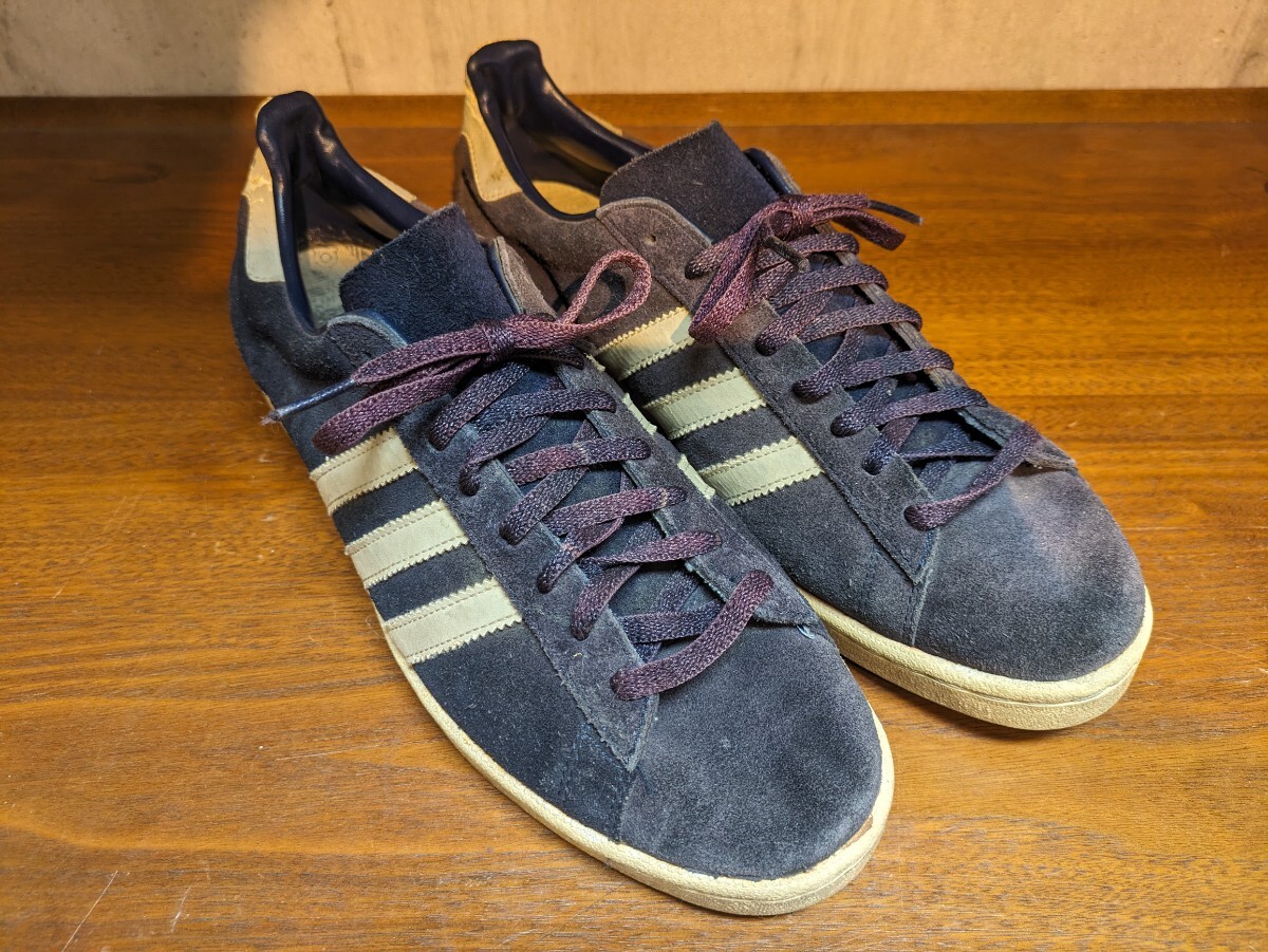 オリジナル！ 1980s ADIDAS アディダス CAMPUS KOREA製 キャンパス US11くらい スエード VINTAGE ビンテージ 韓国製 レア！ 程度◎ 29cm_画像2