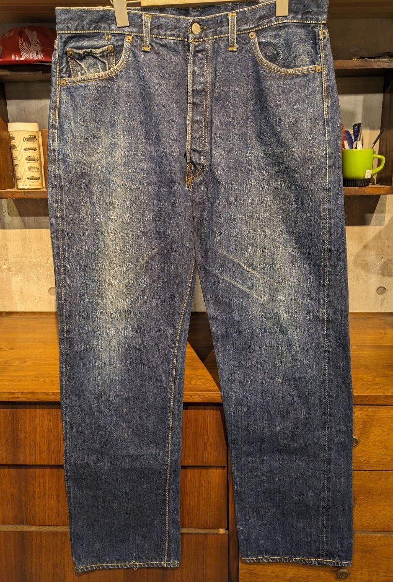 美品! LEVIS 501XX オリジナル！ 紙タグ 実寸 W36/L30 1962〜63頃のモノ オフセットセンターループ ビッグE 最後のダブルXモデル 60s 極品_画像2