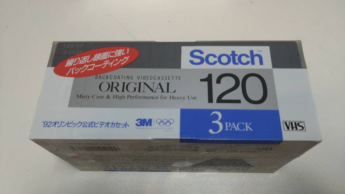 ｍ69【新品】未開封 VHS ビデオテープ Maxell T-60GX Scotch T-120 計16本セット まとめ売り ダビング/上書き/録画/ドラマ/映画/レトロ_画像3