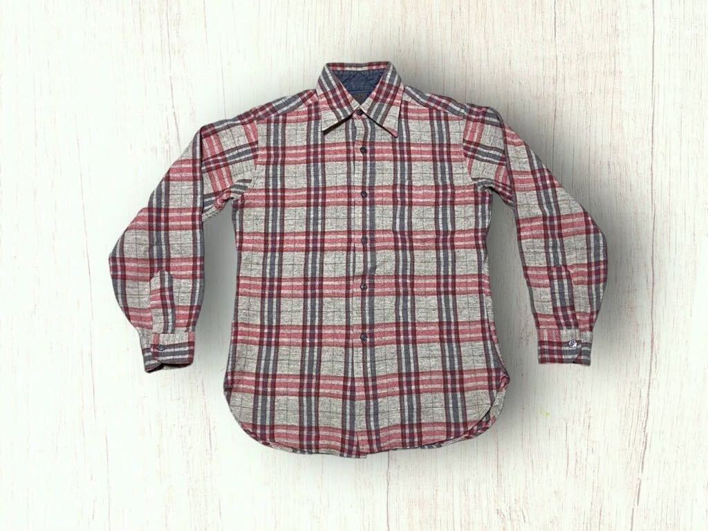 70s Vintage PENDLETON ペンドルトン　ウールシャツ　ボードシャツ★Mサイズ★_画像2