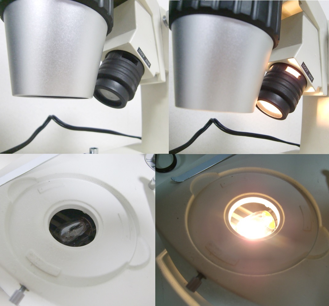 カートン Carton 双眼実体顕微鏡 SP型　透過落射照明付 倍率切替式 美品 ケース付_画像9