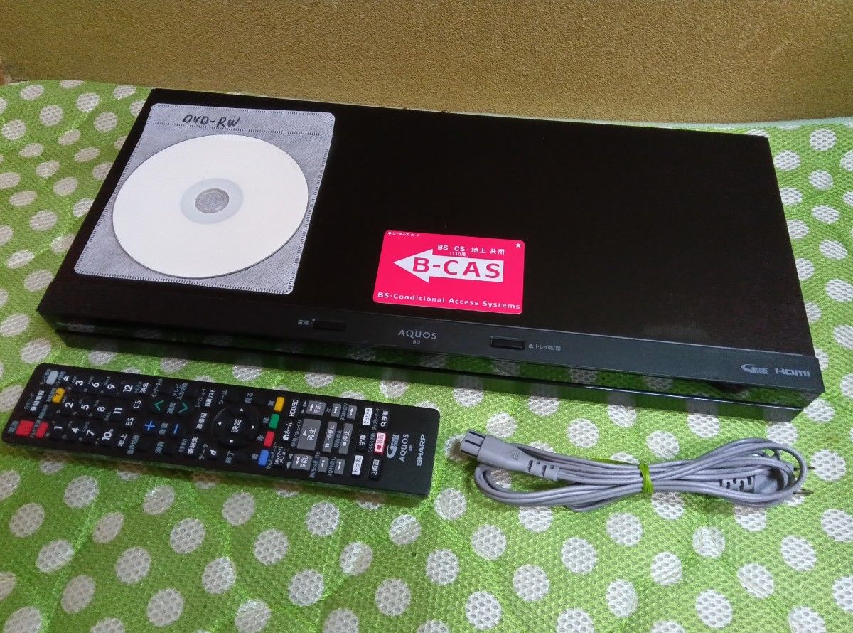 シャープAQUOS ブルーレイレコーダー/2B-C10BW1 2020年製/程度美 シャープAQUOS ブルーレイレコーダー/2B-C10BW1 2020年製/程度美