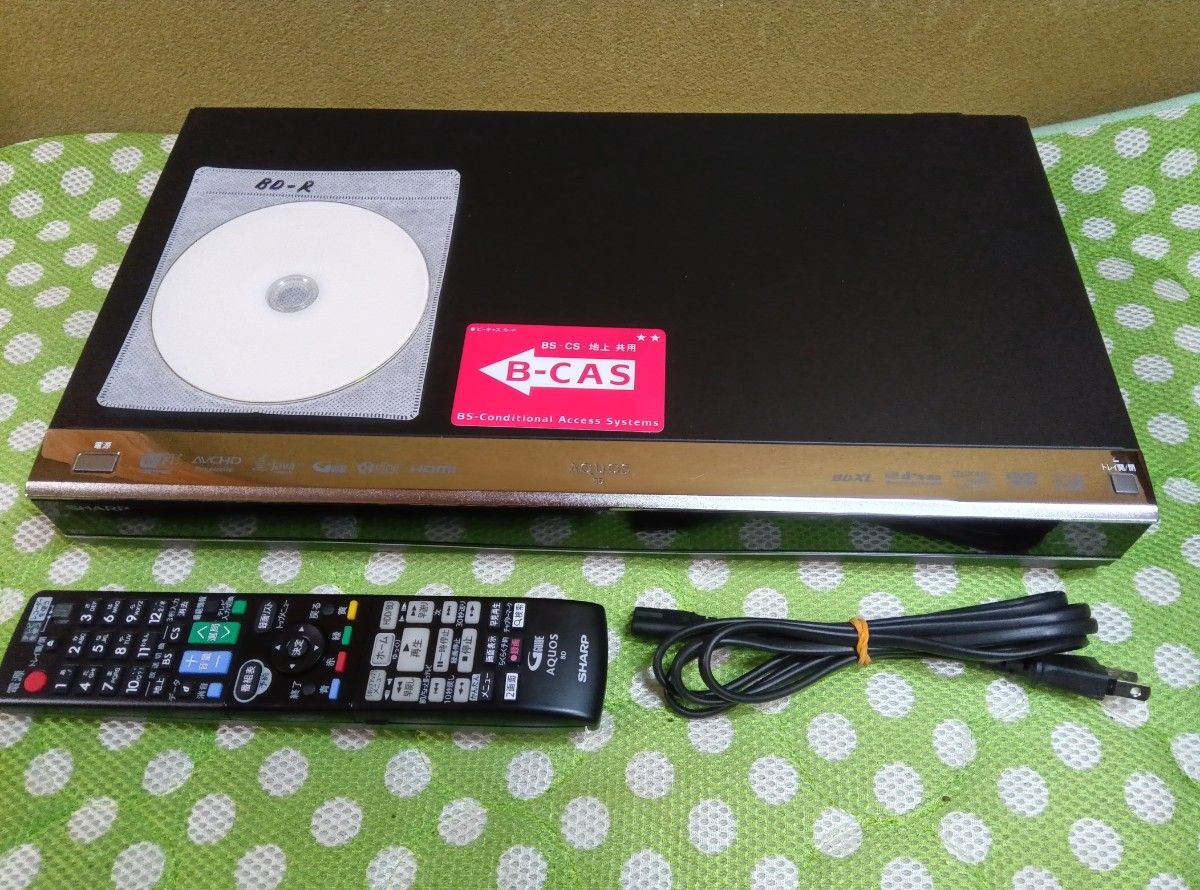 シャープAQUOS ブルーレイレコーダー/W1600 整備済み/動作良好品 シャープAQUOS ブルーレイレコーダー/W1600 整備済み/動作良好品
