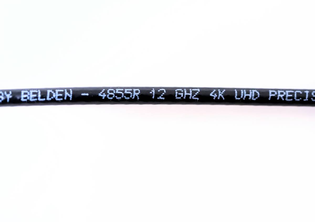 デュアルBNC用デジタルケーブル1m 2本セット Belden12GHz銀メッキ単線、米アンフェノールプラグ(CHORD DAVE、M-Scaler、HUGO TT2、Blu等に)_画像4