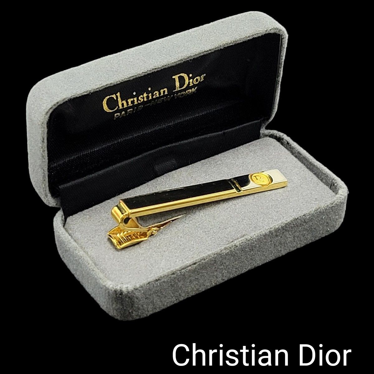 【美品】Christian Dior タイピン トロッター ゴールド シルバー