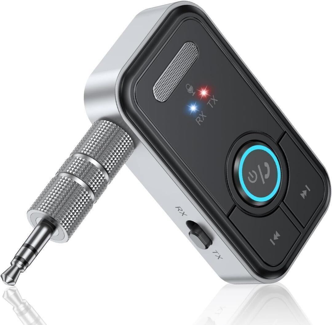 Bluetooth5.3 トランスミッター ハンズフリー通話 ワイヤレス送信機の画像1