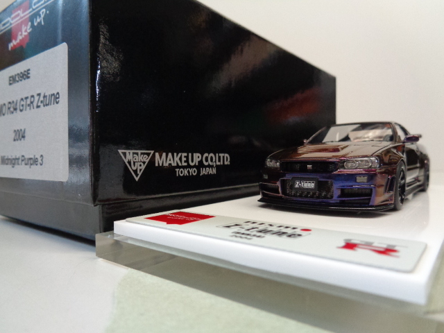 MAKE UP EIDOLON 1/43 NISMO R34 GT-R Z-tune 2004 Midnight Purple 3 メイクアップ アイドロン ._画像4