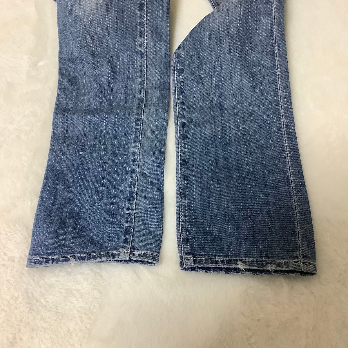 希少】 MOUSSY デニム 26 ローライズ 26inch ライトブルー 希少】 MOUSSY デニム 26 ローライズ 26inch ライトブルー