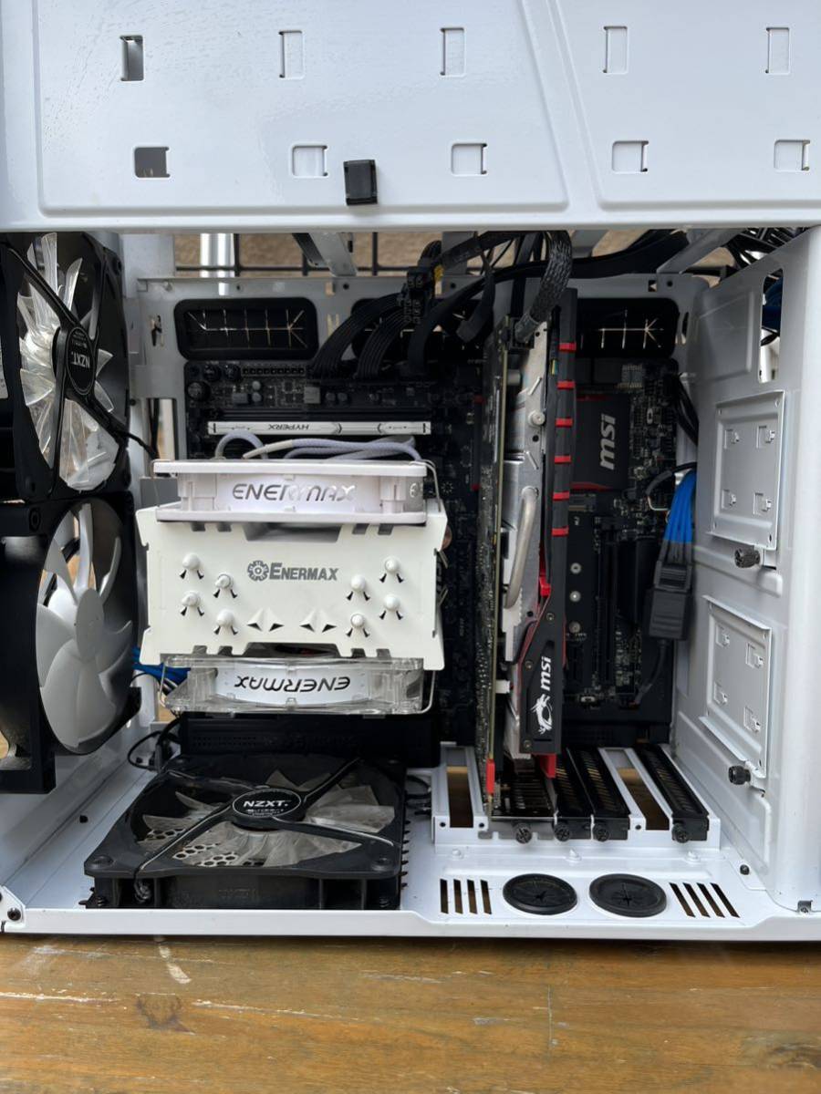 ゲーミングパソコン PC NZXT/ i7-4790K 電源RM650 通電確認 動作未確認ジャンクの画像10