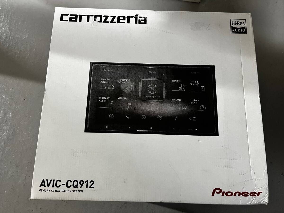 パイオニア カーナビ AVIC-CQ912 9インチ サイバーナビ DVD CD Bluetooth SD USB ハイレゾ HD画質 カロッツェリア 0785_画像1