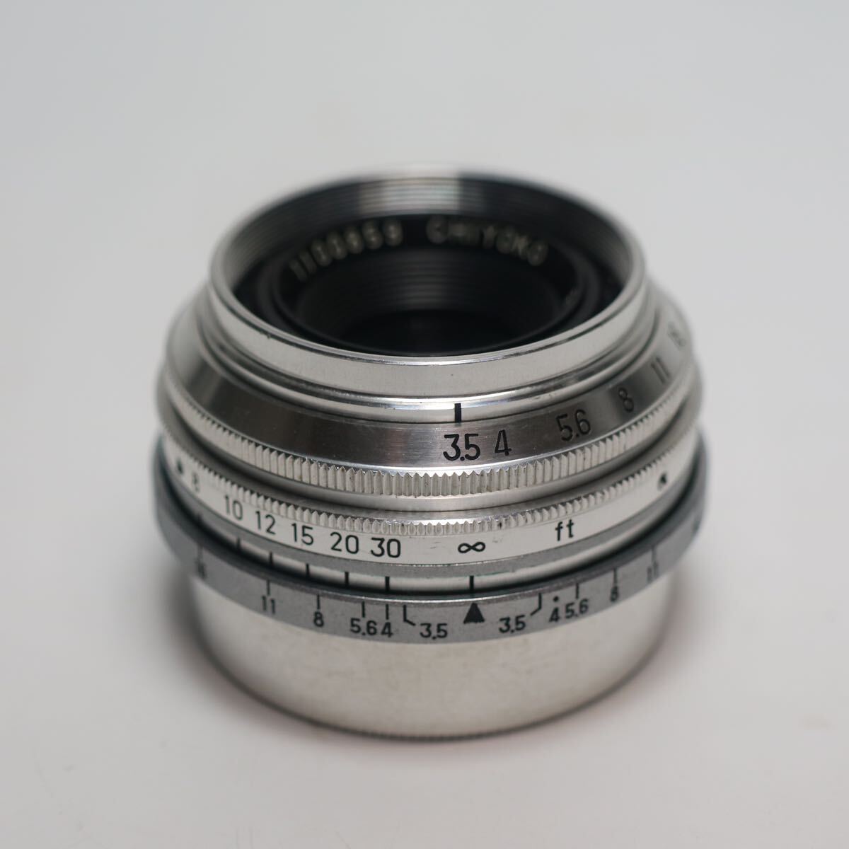 16) CHIYOKO ROKKOR 3.5cm F3.5 Lマウント L39 千代田光学 ロッコール 3.5/3.5 キャップ Leica ライカ Leitz ライツ 35 MINOLTA ミノルタ_画像3