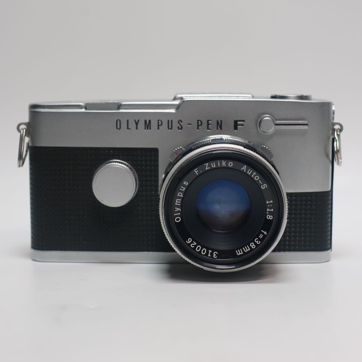 10) OLYMPUS オリンパス　OLYMPUS-PEN F 一眼レフ　フィルムカメラ　F.ZUIKO AUTO-S 1:1.8 38mm _画像1
