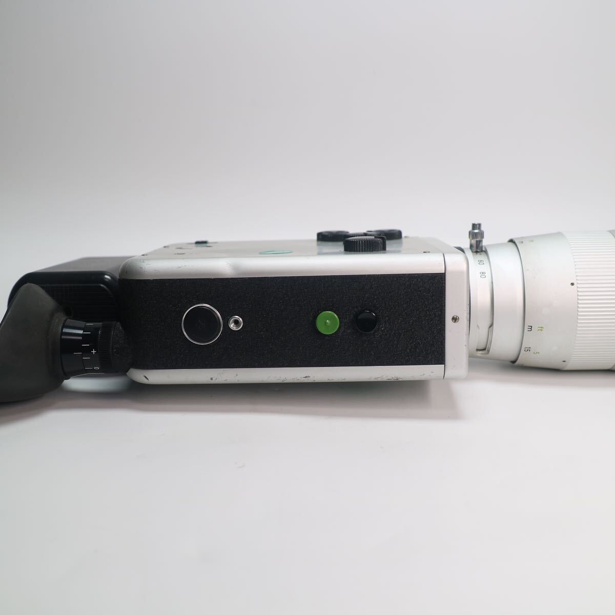 18) Braun Nizo 801 macro silver super -8 Movie camera 7-80mm Nizo professional Braun AG