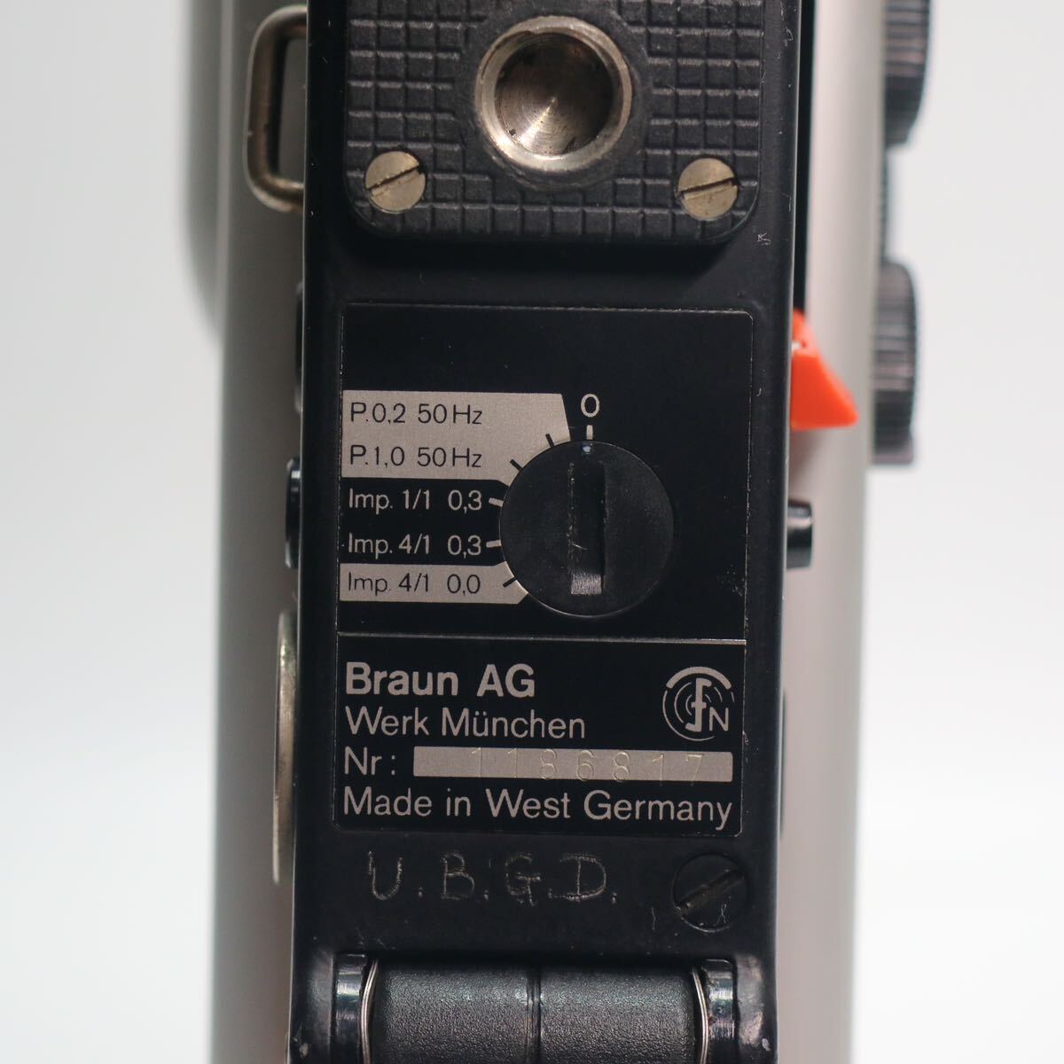 18) Braun Nizo 801 macro silver super -8 Movie camera 7-80mm Nizo professional Braun AG