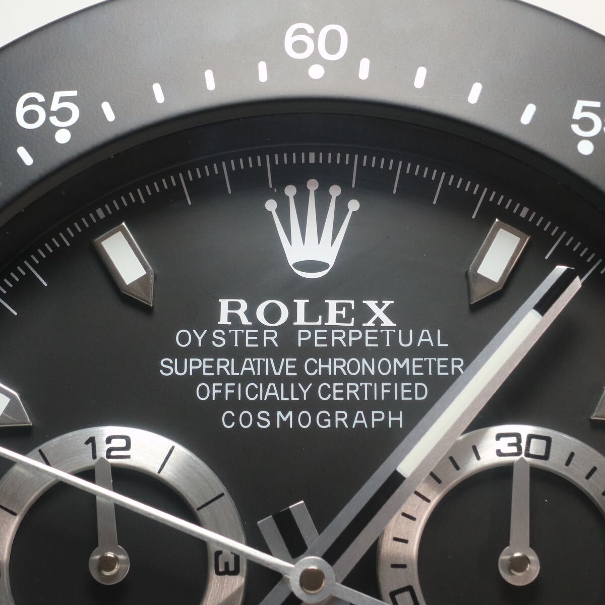 02) Rolex(ロレックス)DAYTONA(デイトナ) 掛時計 A6409 の画像2