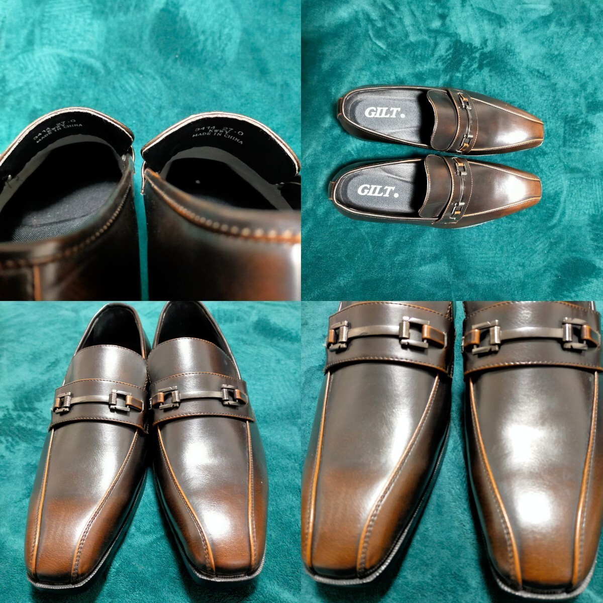 革靴 27'0 27㎝ 新品 未使用品 (サイズ違いの為に購入した靴) メンズシューズ ビジネスシューズ シューズ Men's 靴 の画像2