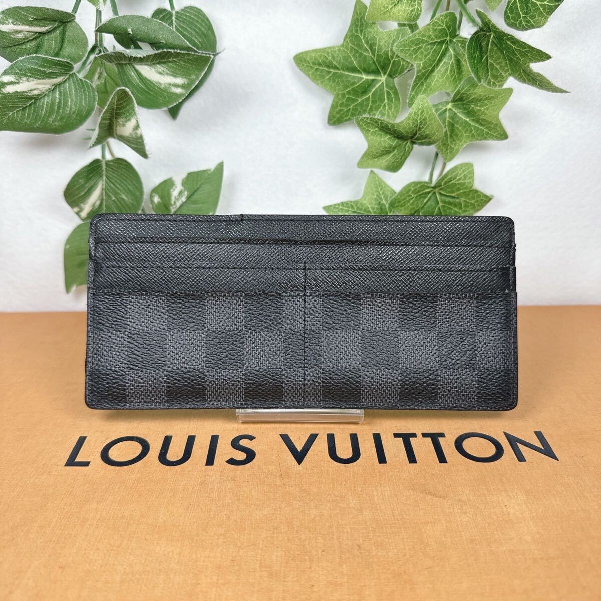 1円 LOUIS VUITTON ルイヴィトン ダミエグラフィット パスケース カードケース モデュラブル N63084 正規品_画像1