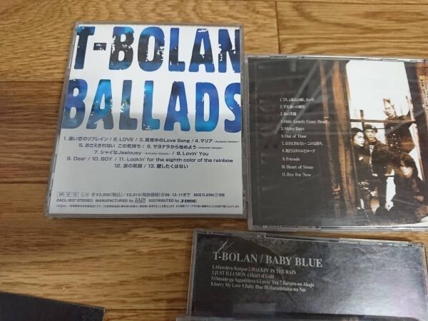 ★☆Ｓ07399　T-BOLAN（ティー・ボラン）【BALLADS】【BABY BLUE】【HEART OF STONE】【LOOZ】　CDアルバムまとめて４枚セット☆★_画像3