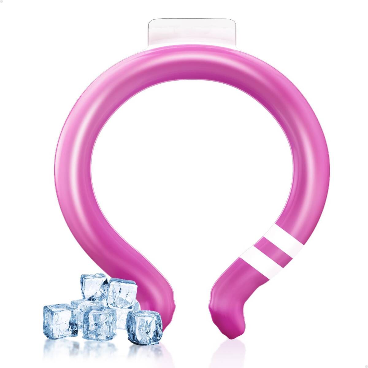 【18℃自然凍結&自然冷却】 クールリング アイスネックリング クールネックリング ネッククーラー　Mサイズ（首周り約34.5cm）