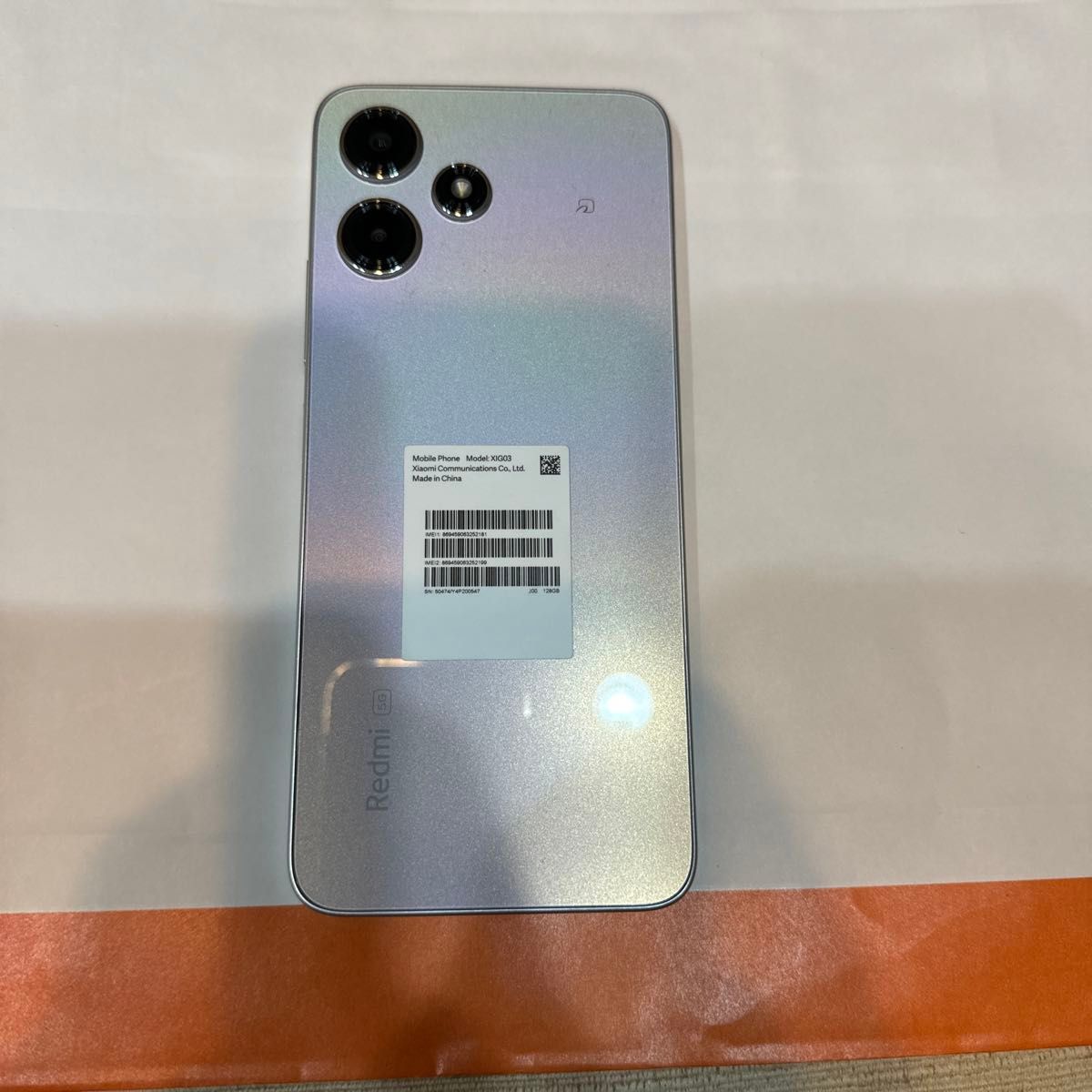SIMフリー Redmi 12 5G XIG03 ポーラーシルバー Xiaomi 4G+128GB SIMフリー Redmi 12 5G XIG03 ポーラーシルバー Xiaomi 4G+128GB