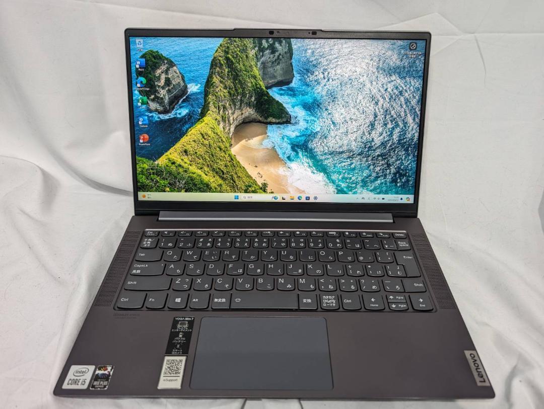 Lenovo Yoga Slim 7-14IIL05 第10世代 Core i5-1035G4 メモリ8GB SSD256GB 14インチ 1920x1080 Windows11 Office2021 ノートパソコンの画像2