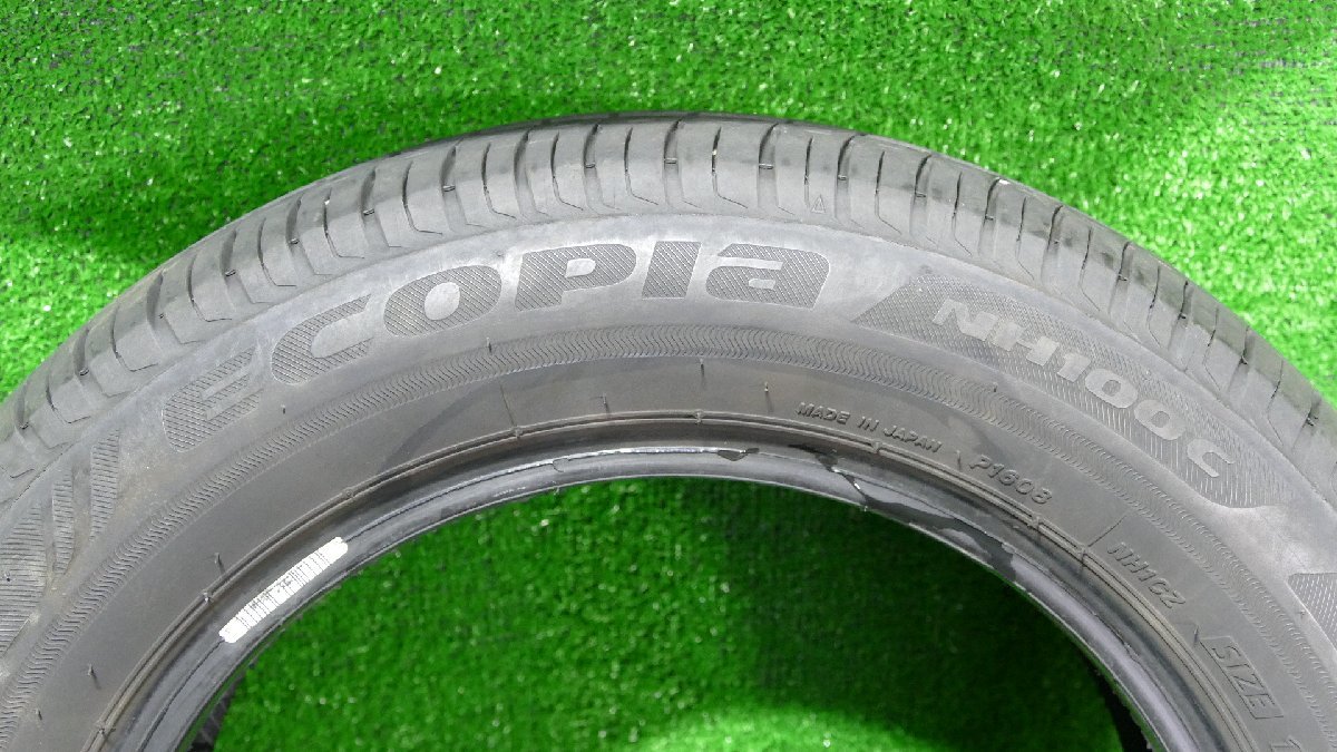 R6570IS ブリヂストン エコピア NH100C 155/65R13 73S 13インチ サマータイヤ 19年製 4本_画像8