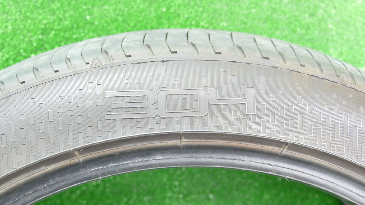 R6917IS ダンロップ VEURO VE304 225/45R19 96W 19インチ サマータイヤ 22年製 1本_画像9