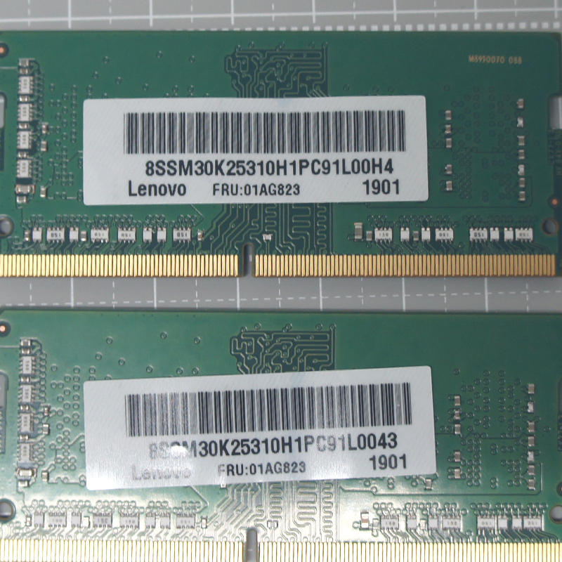 SK hynix 4GB 2666V 4枚セット 省電力デスクトップ ＆ノート用 PC4-2666V-SC0-11 HMA851S6CJR6N メモリ DDR4 SDRAM SODIMMの画像6