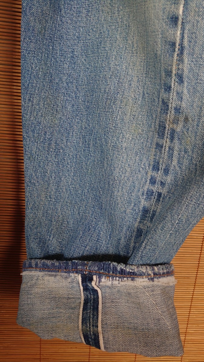 リーバイス501Ｅ 赤耳 オリジナル 60-70年代ヴィンテージ 大人デニム 激レア コレクション Levis ビッグＥ パッチ有り！ _画像5