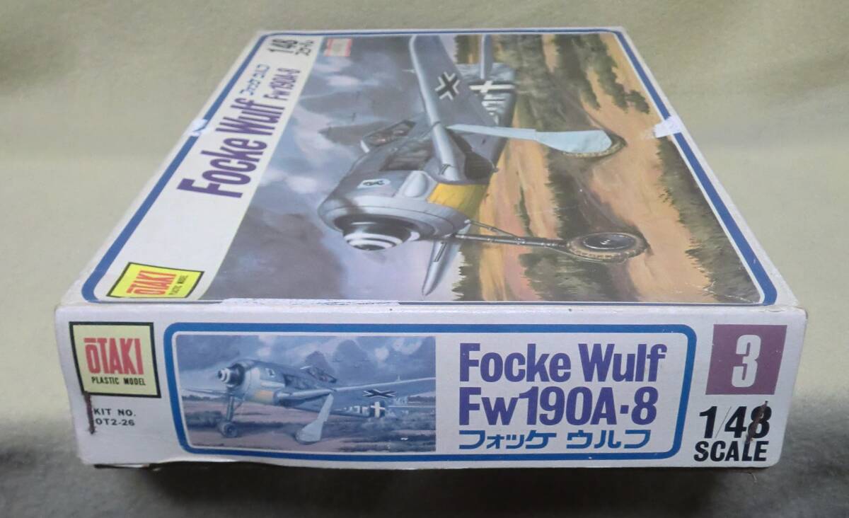 【オオタキ】フォッケウルフ　FW190A-8　・ 1/48 スケール 【未組立】_画像2