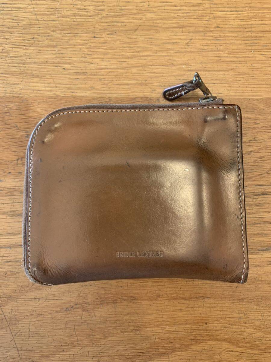 ホワイトハウスコックス Whitehouse Cox SLIM ZIP WALLET/レザー/コンパクト _画像2