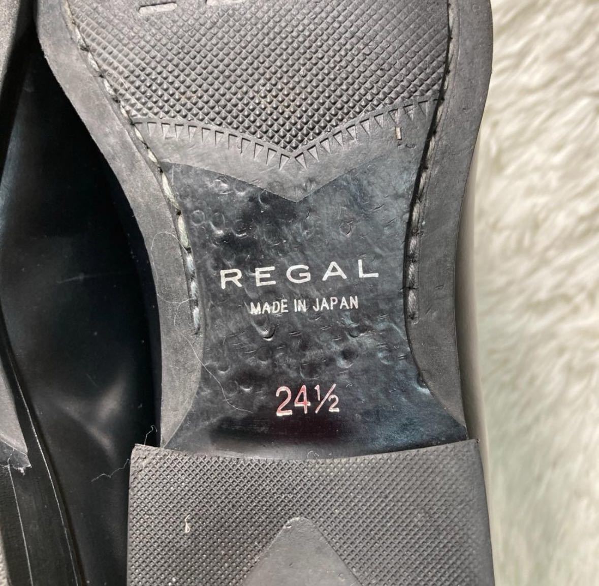 【アパレル】☆美品☆ REGAL リーガル スリッポン ローファー 革靴 ゴア ビジネスシューズ 24.5 日本製 メンズ 人気 靴 シューズ_画像7