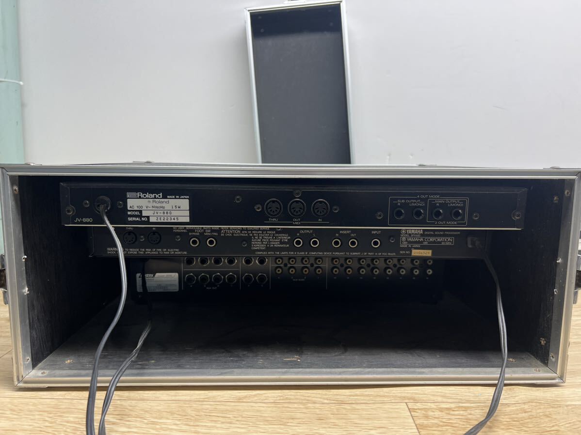 Roland JV-880、 シンセサイザーモジュール　YAMAHA SPX50D デジタルサウンドプロセッサー、 Fostex 2016 ライン ミキサー_画像5