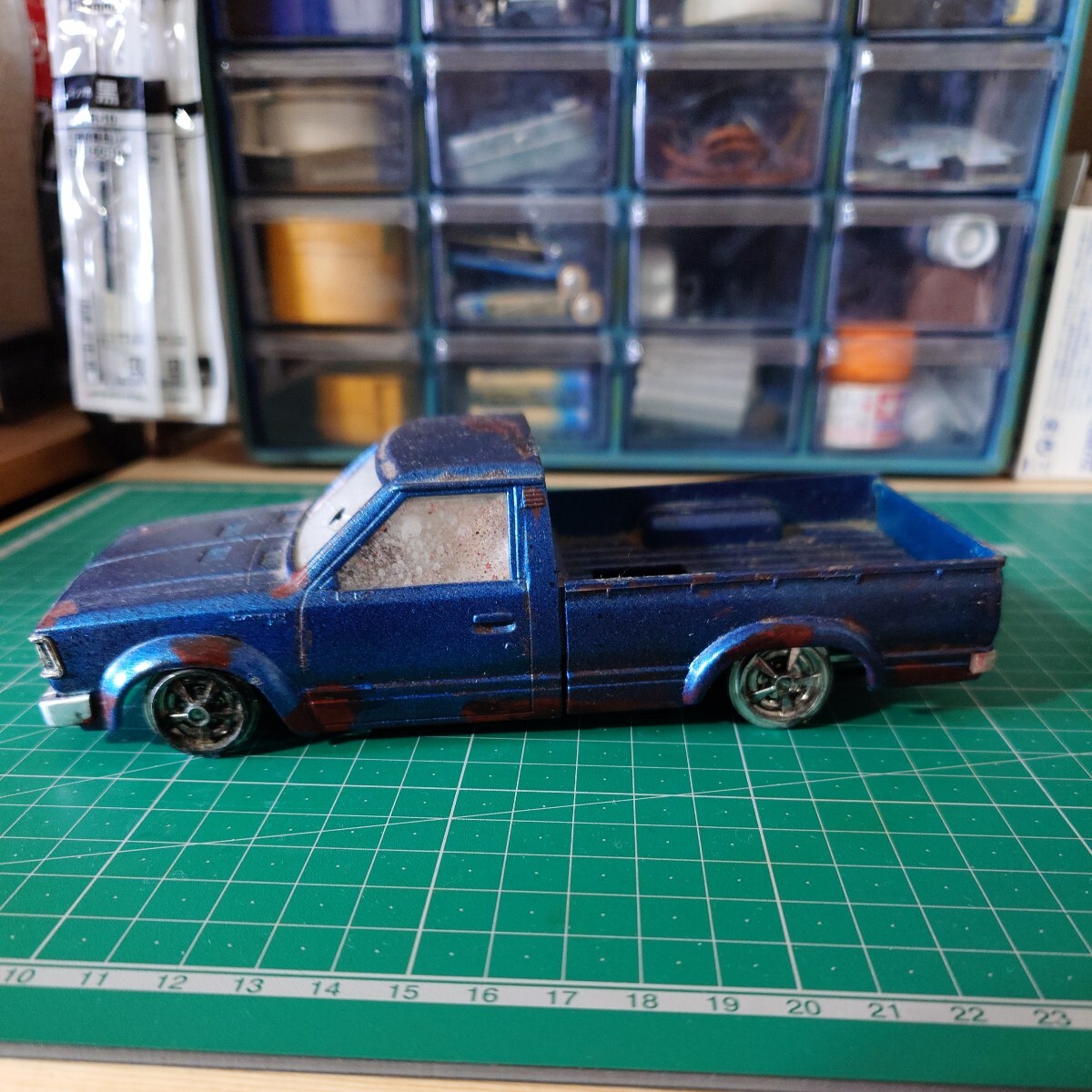  plastic model Junk Dodge Challenger Impala Z Datsun Truck Chevrolet Datsun Truck Z Nissan 