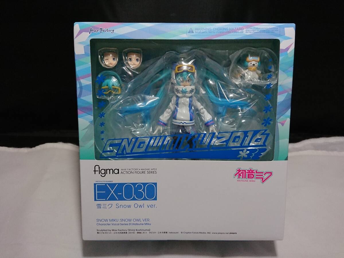  【未開封】figma 雪ミク 2016 Snow Owl Ver. EX-030 figma 初音ミク _画像1