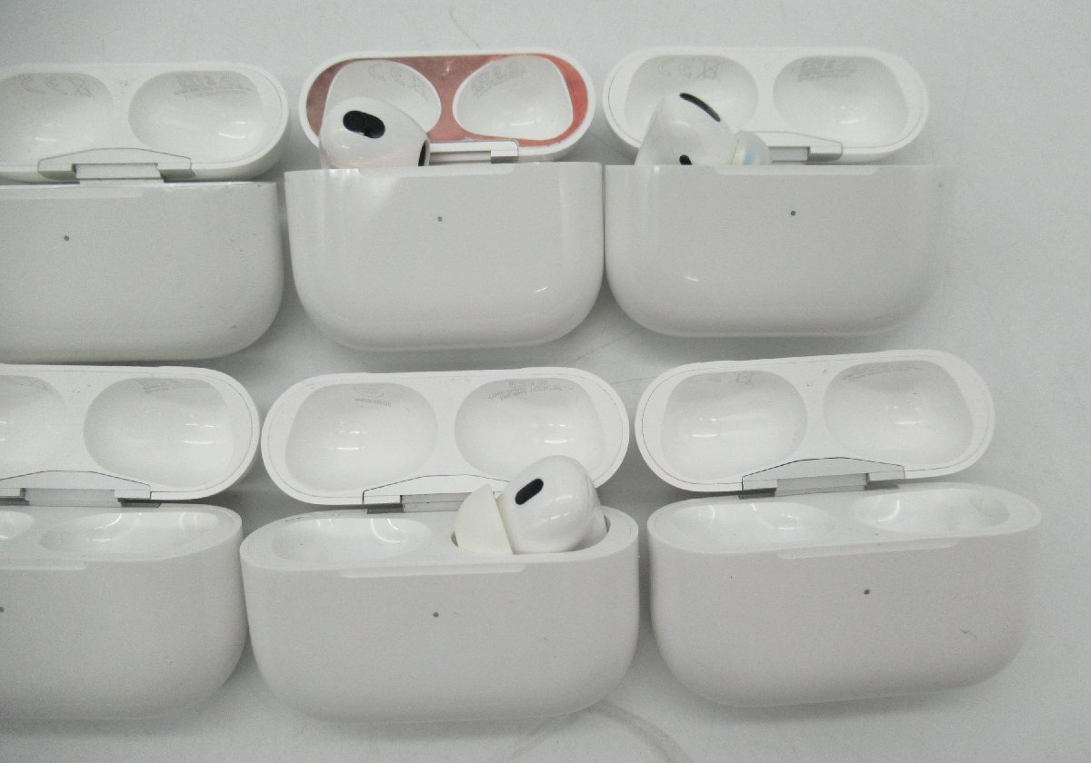 AirPods Pro ケースのみ（一部片耳イヤホン付き） まとめて A2190×6（A2084） A2700（A2698） A2566（A2564） 計８個セット★N0327051_画像2