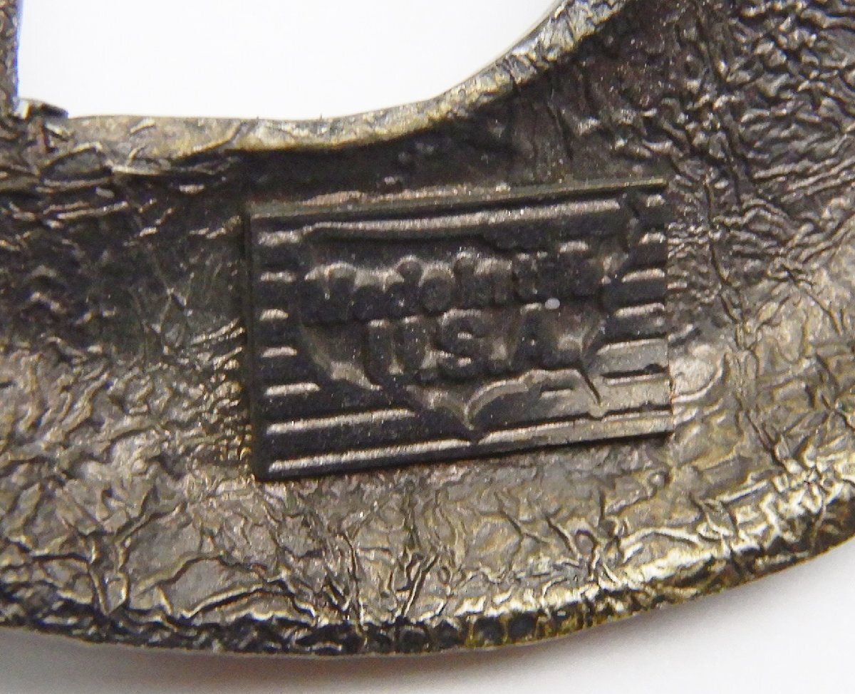 . belt buckle *USA GREAT AMERICAN BUCKLE CO. made * America Sune -k back surface till ... structure .*Z0312790