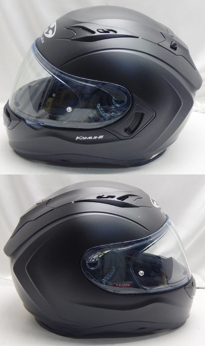 OGK KABUTO オージーケーカブト フルフェイスヘルメット KAMUI-3 極美品 Lサイズ59～60cm未満☆Z0216725_画像6
