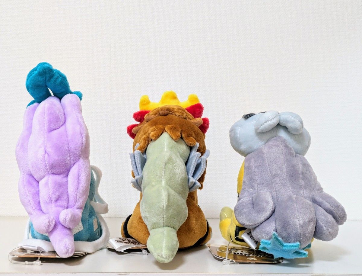 バラ売り不可】ポケモン スイクン エンテイ ライコウ 3犬 バラ売り不可】ポケモン スイクン エンテイ ライコウ 3犬