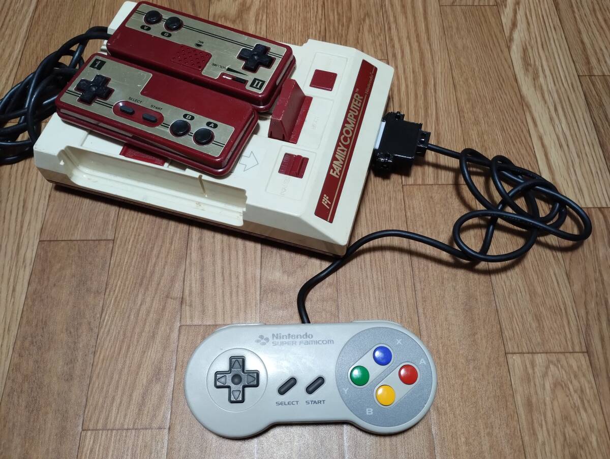 ファミコン用 コントローラー ファミコン ニューファミコン 変換 15ピン pin sfc fc コンバーター　スーパーファミコン 端子　接続