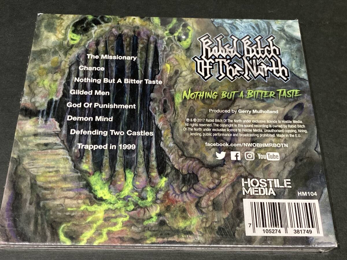 未開封CD Rabid Bitch of the North / Nothing But a Bitter Taste イギリス産HM NWOBHM_画像2